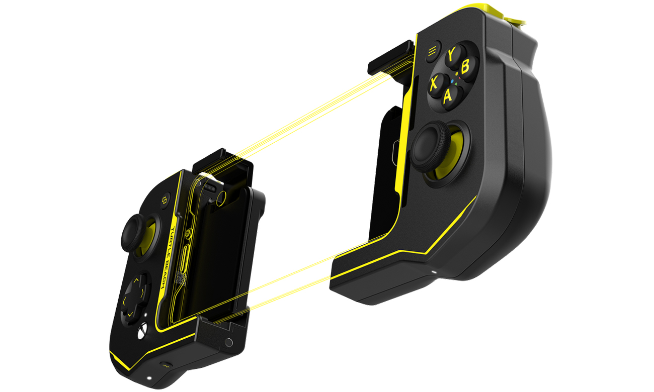 Kontroler do smartfona Turtle Beach Atom Czarno-żółty - Lekka konstrukcja i idealne dopasowanie