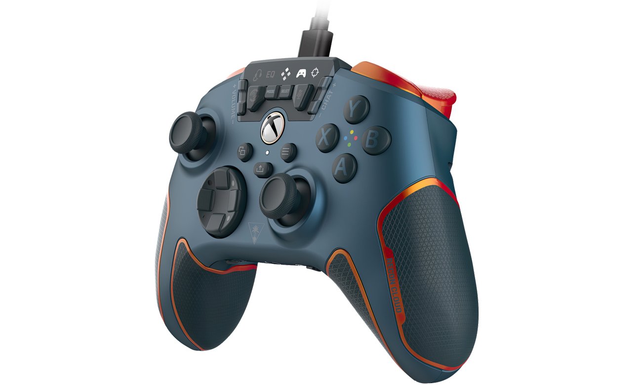 Kontroler bezprzewodowy Turtle Beach Recon Cloud Niebieski - Widok od przodu pod kątem
