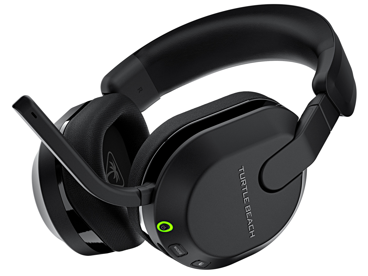 Słuchawki bezprzewodowe Turtle Beach Stealth 600 Gen3 XB Czarne - Widok od dołu pod kątem