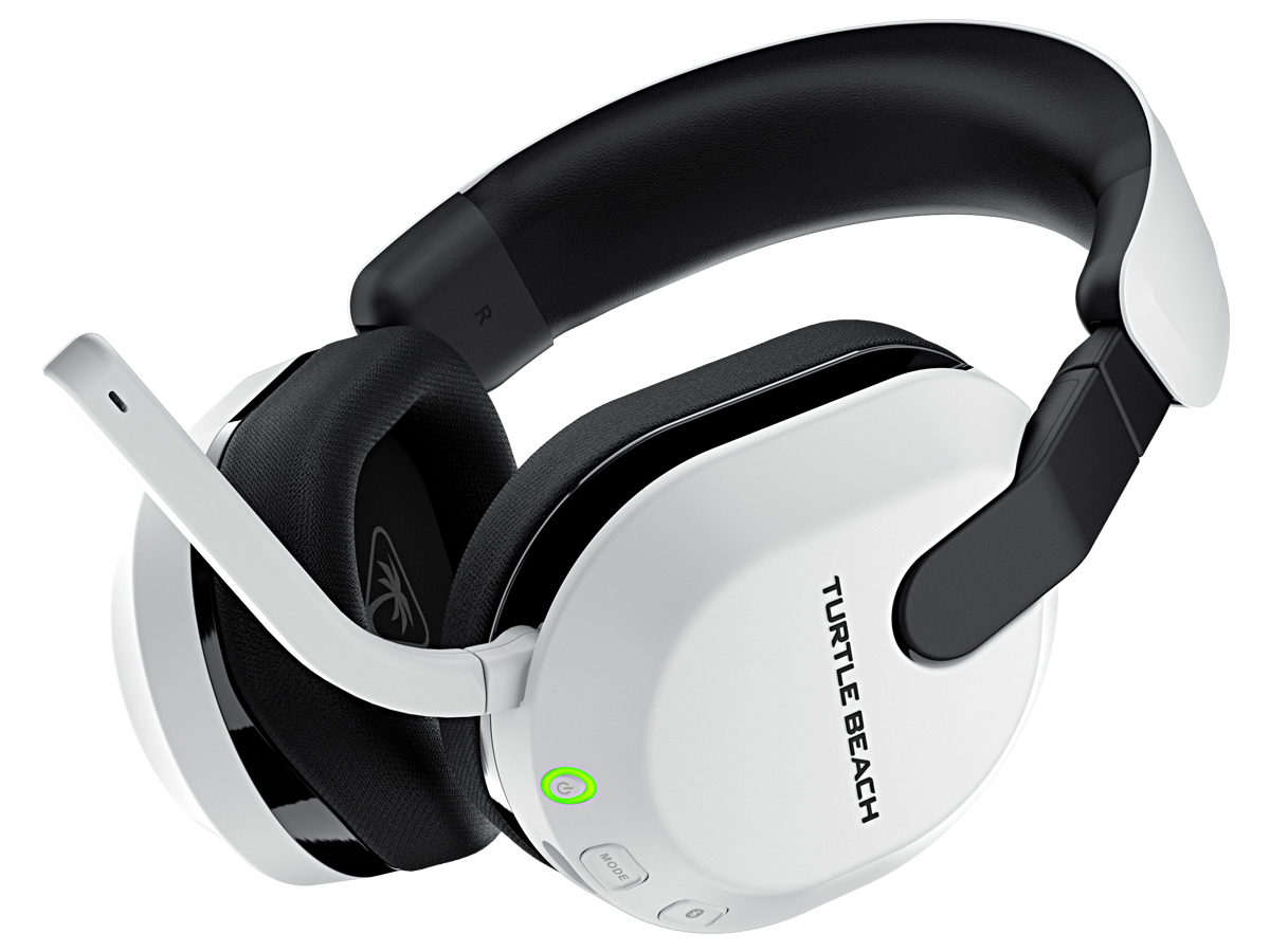 Słuchawki bezprzewodowe Turtle Beach Stealth 600 Gen3 XB Białe - Widok od dołu pod kątem
