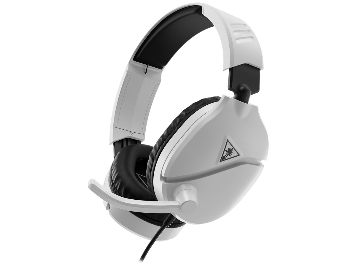 Słuchawki Turtle Beach Recon 70 Białe - Widok od przodu pod kątem