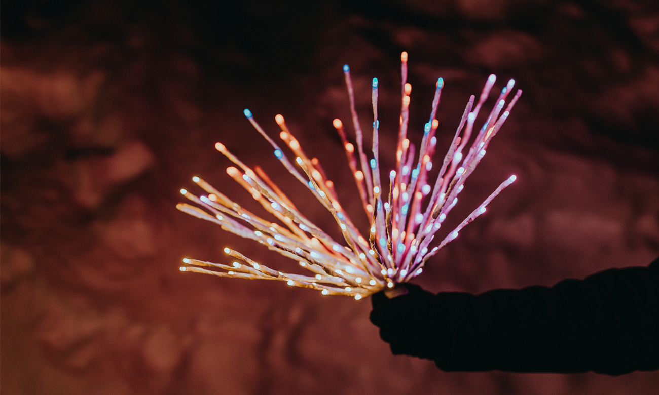 Inteligentne lampki Twinkly Spritzer 200 LED RGB - Lifestyle