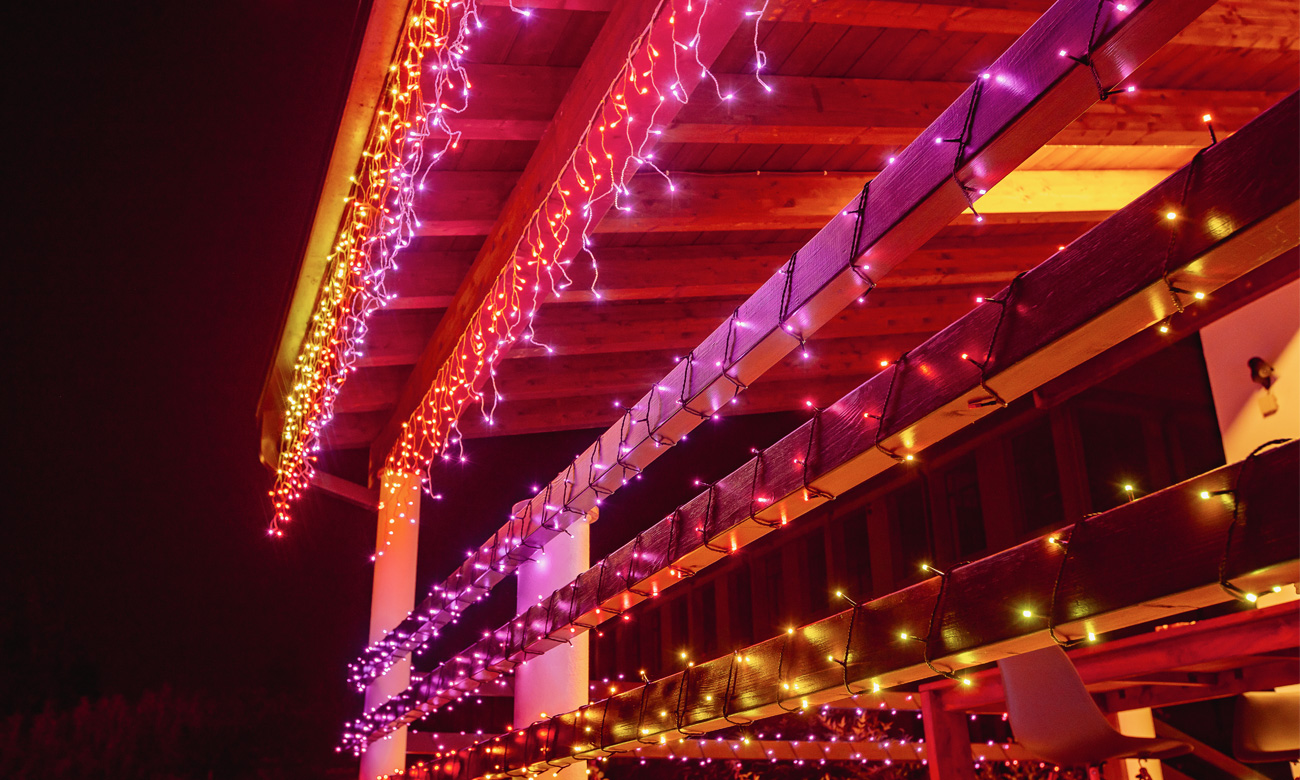 Inteligentne lampki Twinkly Icicle Sople 190 LED RGB - Mnóstwo możliwości dzięki aplikacji mobilnej