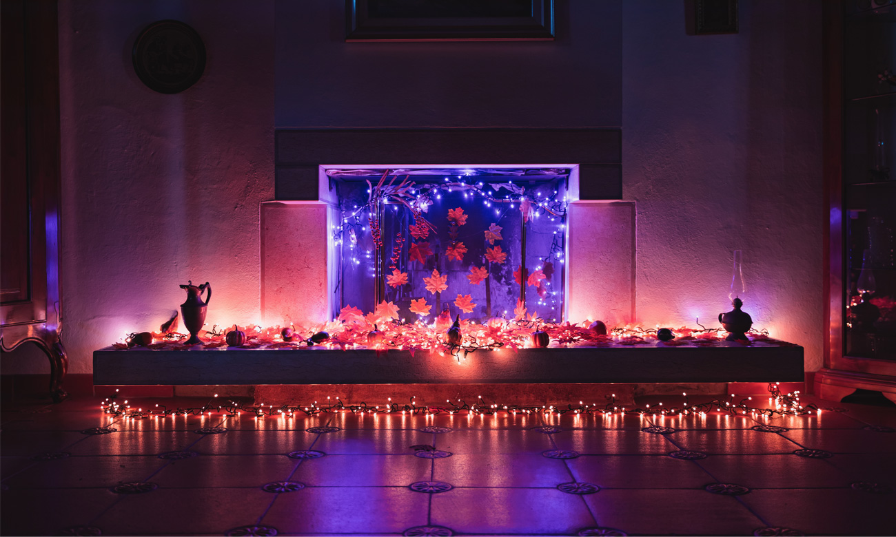 Inteligentne lampki Twinkly Strings 100 LED RGB - Lifestyle