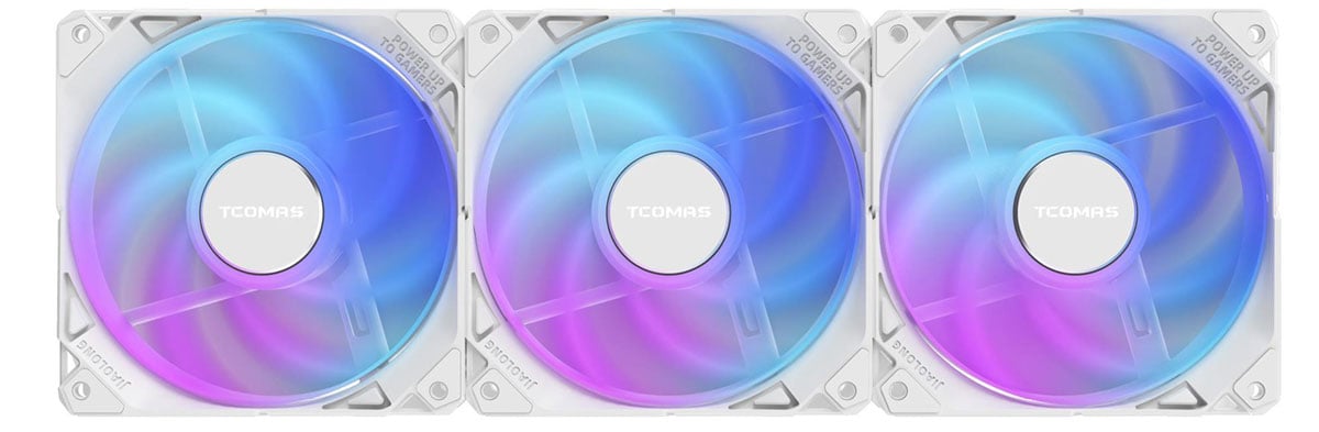 Tcomas FA200 White Triple Pack 3x120mm