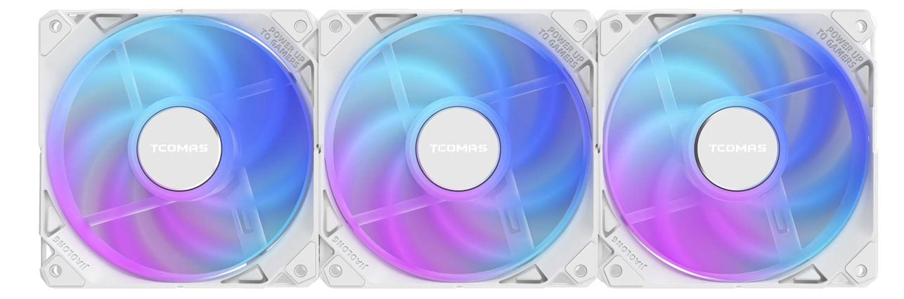 Tcomas FA200 White Triple Pack 3x120mm