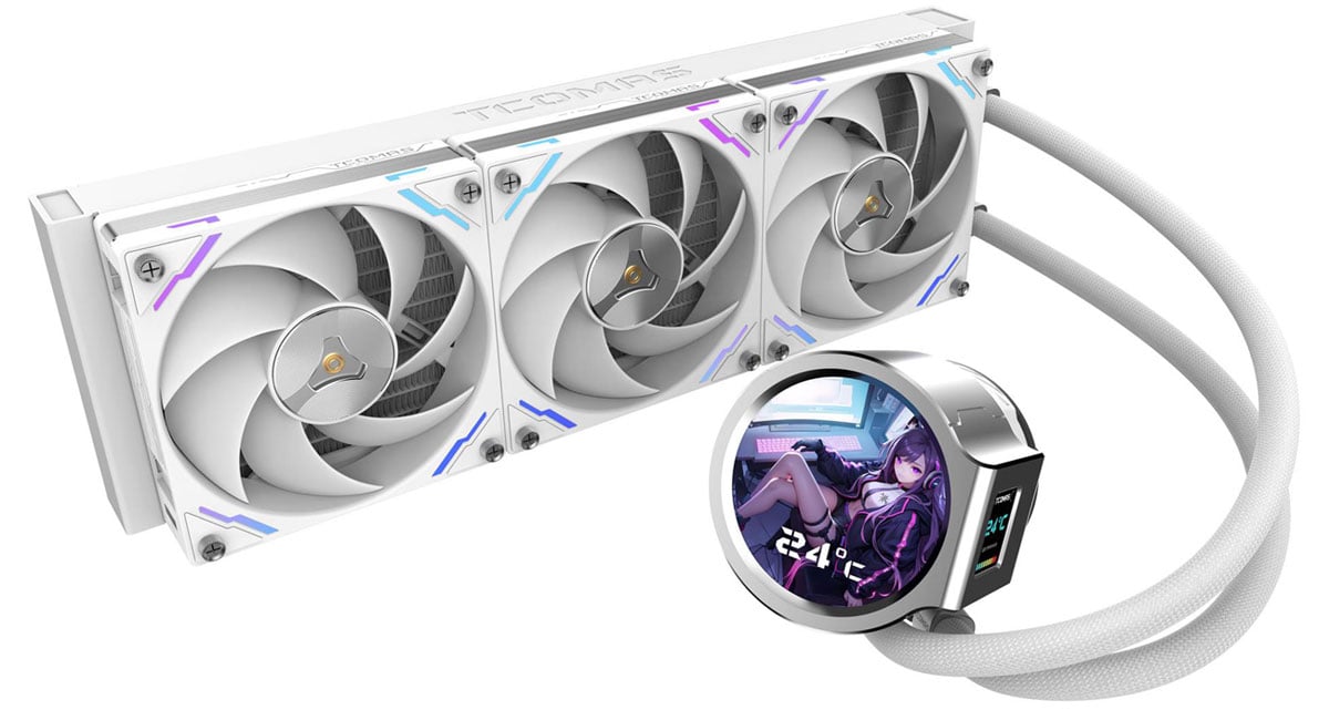 Tcomas LX800 PRO 360 White 3x120mm