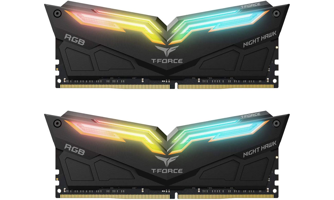 Pamięć RAM DDR4 T-Force 32GB 3600MHz Night Hawk RGB CL18 (2x16GB) TF1D416G4000HC18EDC01