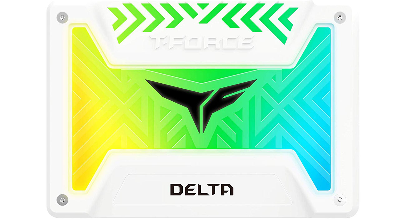 Dysk SSD Team Group 250GB 2,5'' SATA SSD T-Force Delta RGB White T253TR250G3C413