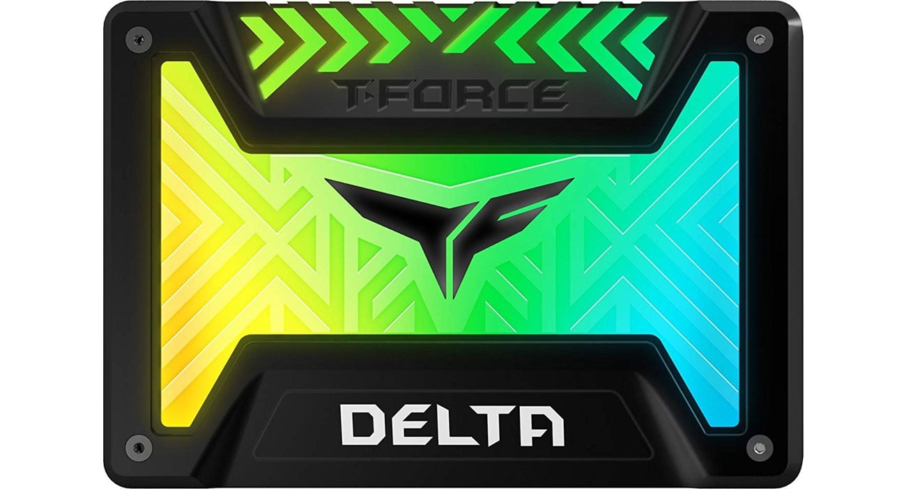 Dysk SSD Team Group 500GB 2,5'' SATA SSD T-Force Delta RGB Black T253TR500G3C313