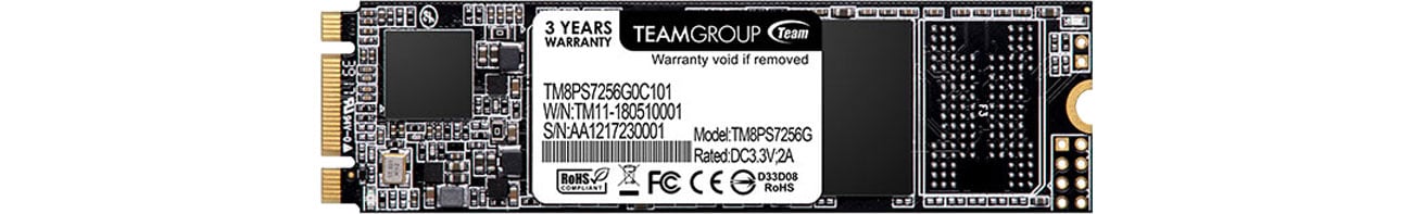 Dysk SSD Team Group 256GB M.2 2280 MS30 TM8PS7256G0C101