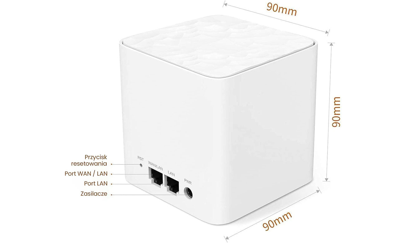 Dwuzakresowy router AC1200 Mesh Tenda Nova MW3 (1-Pack) - Opis funkcji urządzenia