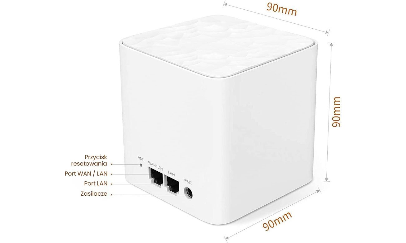 Dwuzakresowy router AC1200 Mesh Tenda Nova MW3 (1-Pack) - Opis funkcji urządzenia