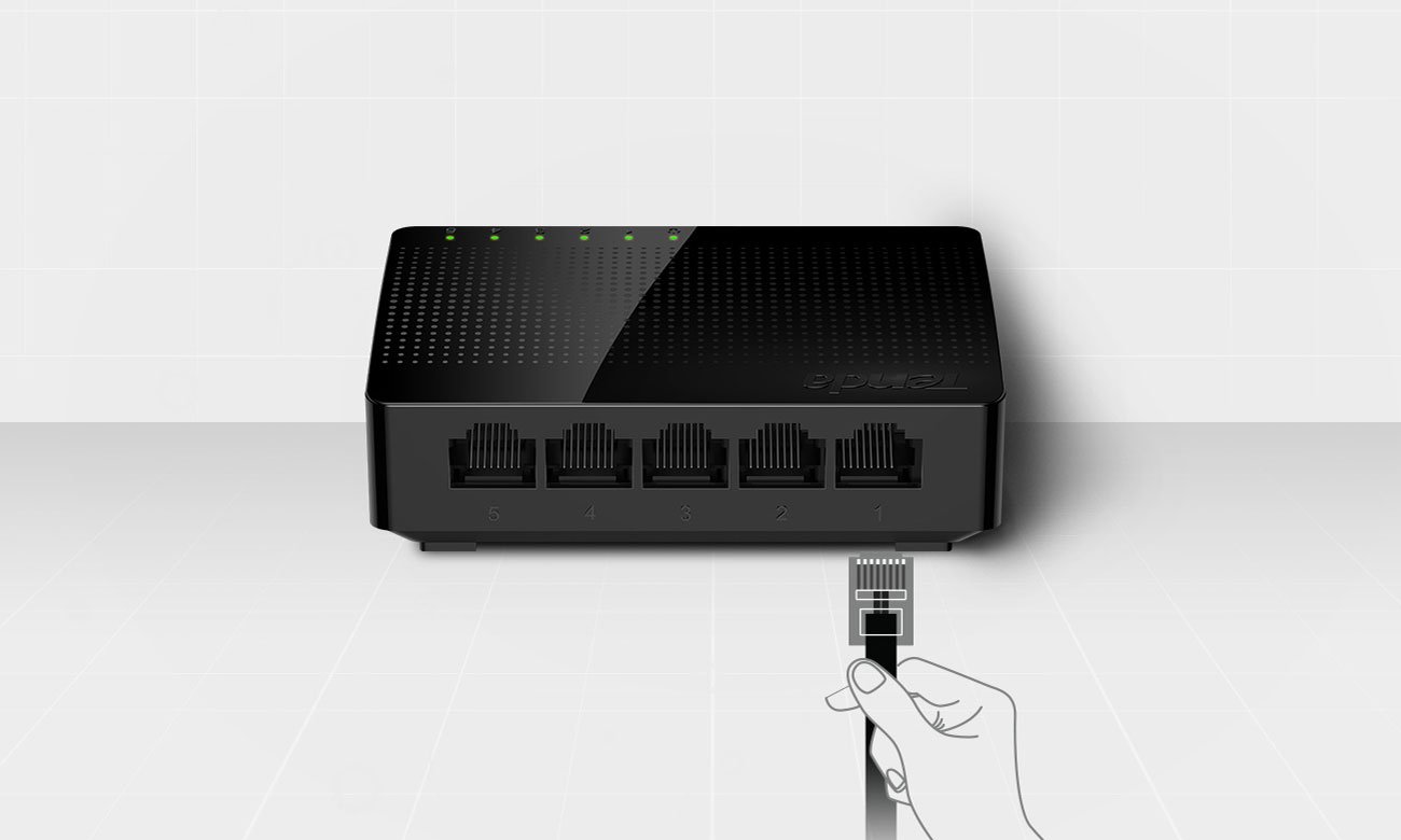 Switch Tenda 5p SG105 (5x10/100/1000Mbit)