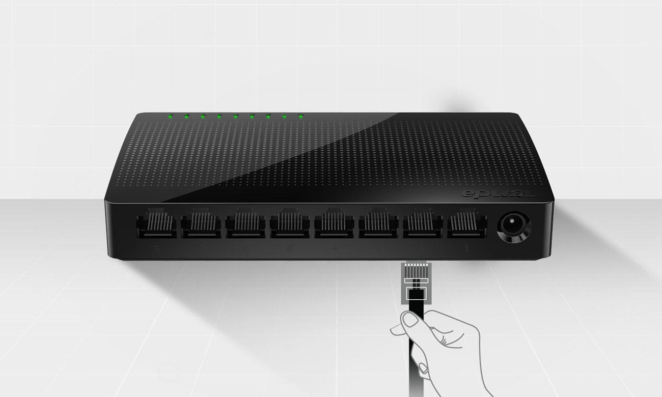 Switch Tenda 8p SG108 (8x10/100/1000Mbit)