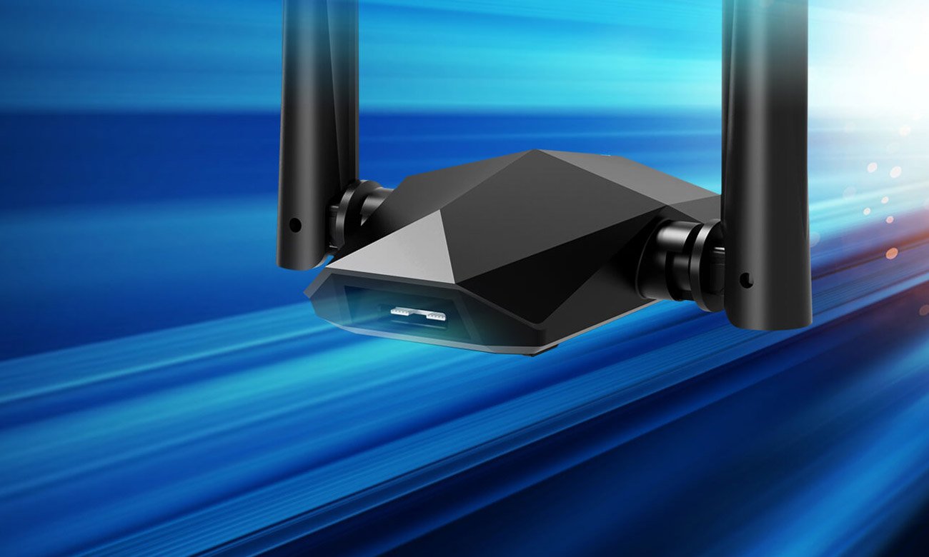 Karta sieciowa Tenda U18a wbudowany port USB 3.0