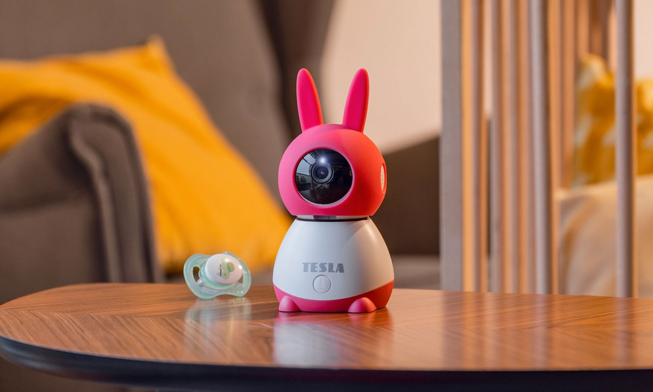 Tesla Smart Kamera 360 Baby Pink Pokój dziecięcy