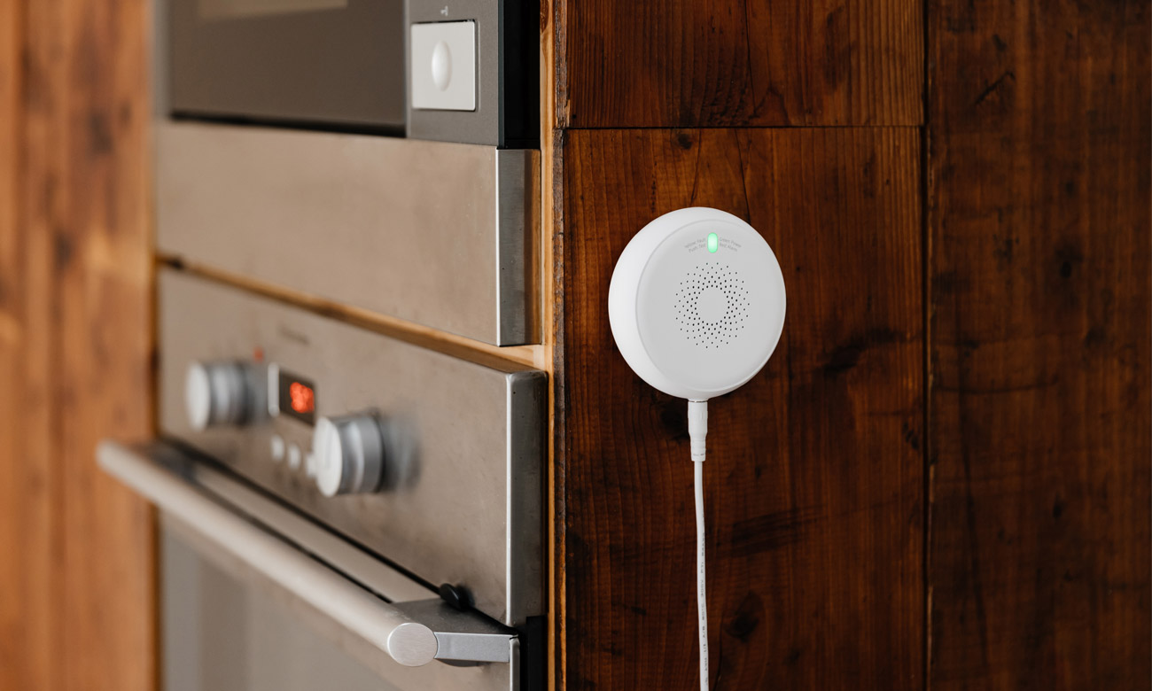 Inteligentny czujnik ostrzegający o wycieku gazu Tesla Smart Sensor Gas - Grafika lifestyle