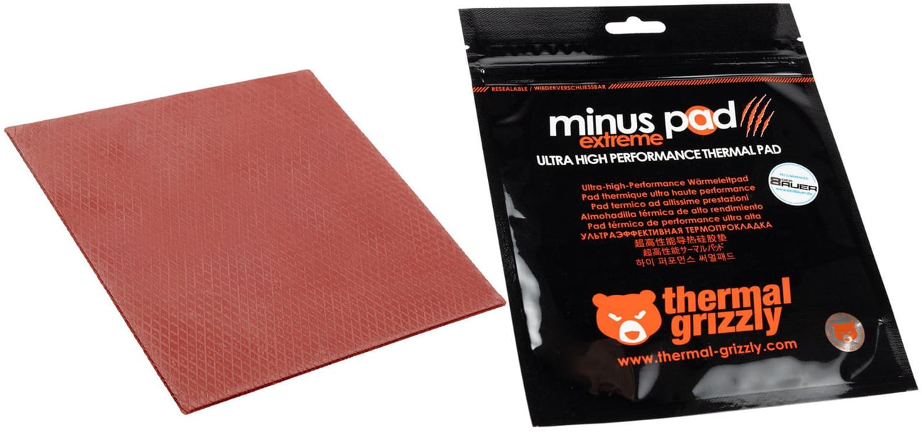 Podkładka Thermal Grizzly Minus Pad Extreme 100x100x1 mm