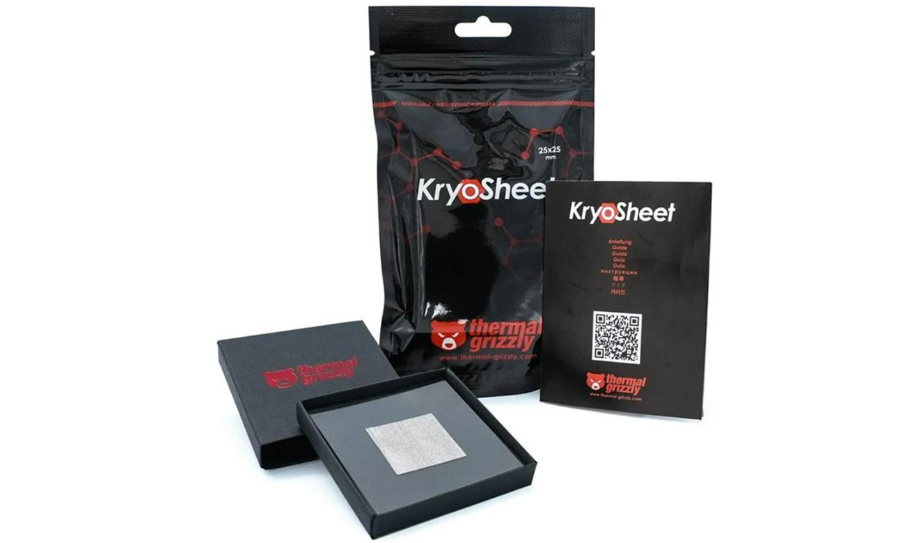 Thermal Grizzly KryoSheet 25 x 25 mm Wärmeleitpads