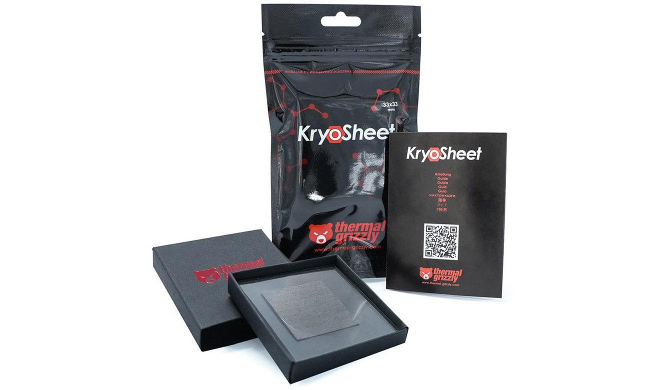 Thermal Grizzly KryoSheet 33 x 33 mm Wärmeleitpads