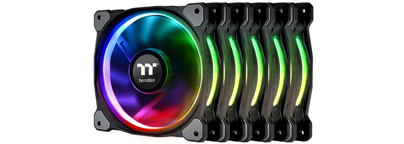 Wentylator do komputera Thermaltake Riing Plus 12 RGB 5 pack 5x120mm CL-F054-PL12SW-A