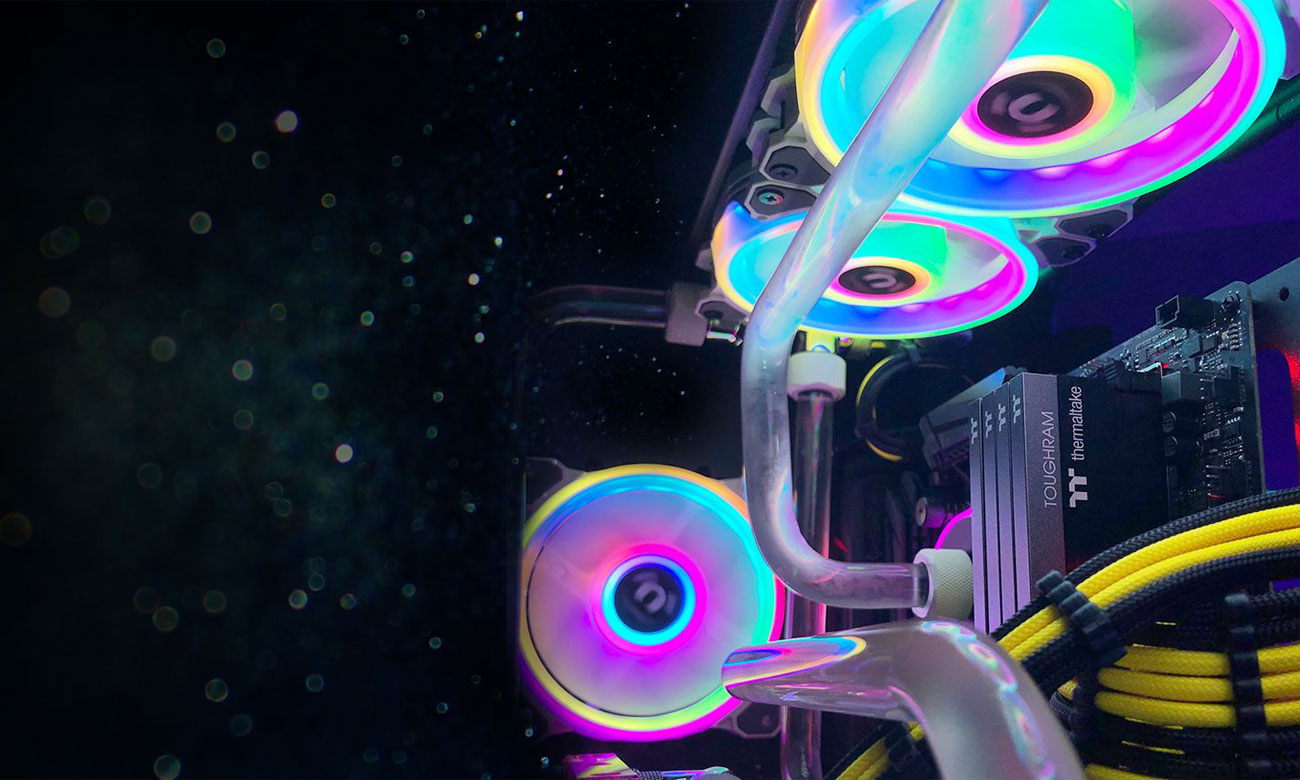 Thermaltake Riing Quad 14 RGB 3 pack 3x140mm CL-F089-PL14SW-A