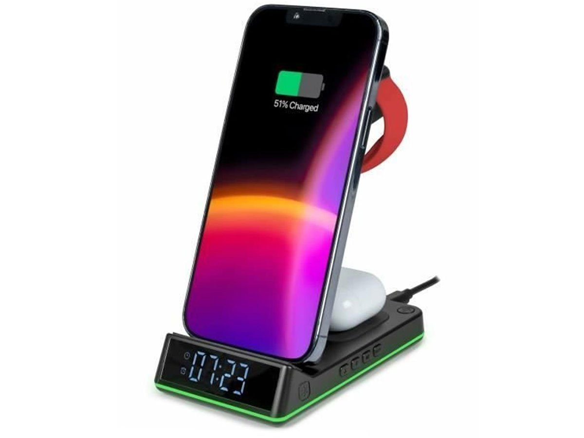 Thomson Stacja ładująca Apple 3w1 Budzik