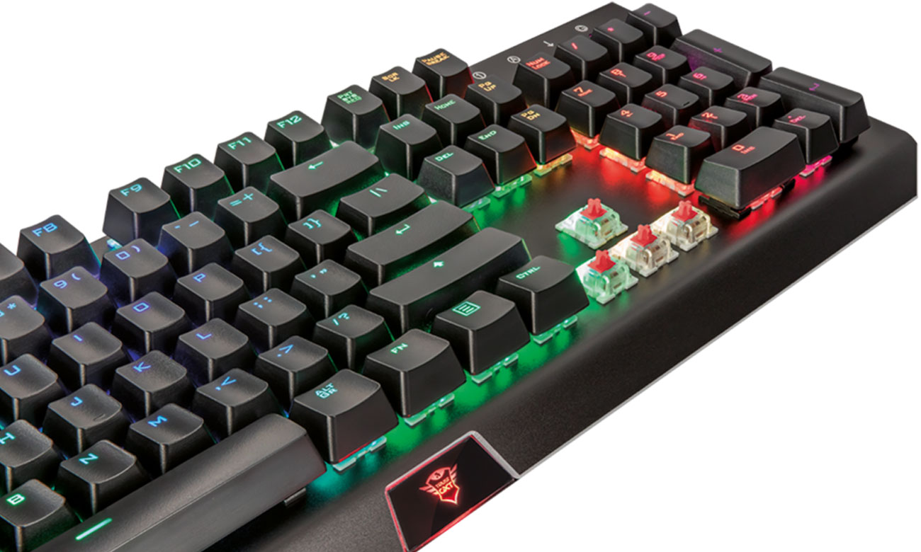 Trust GXT 90 Cada RGB Przełączniki Outemu Red