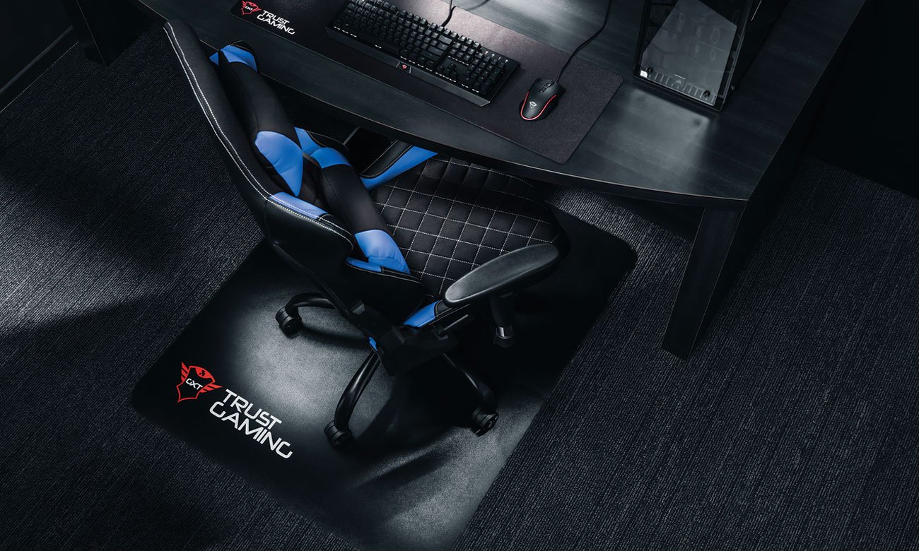 Fotel gamingowy Trust GXT 707R Resto Gaming Czarno-Niebieski 22526