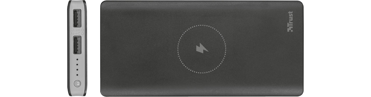 Trust Primo Wireless 8000 mAh Złącza 2xUSB