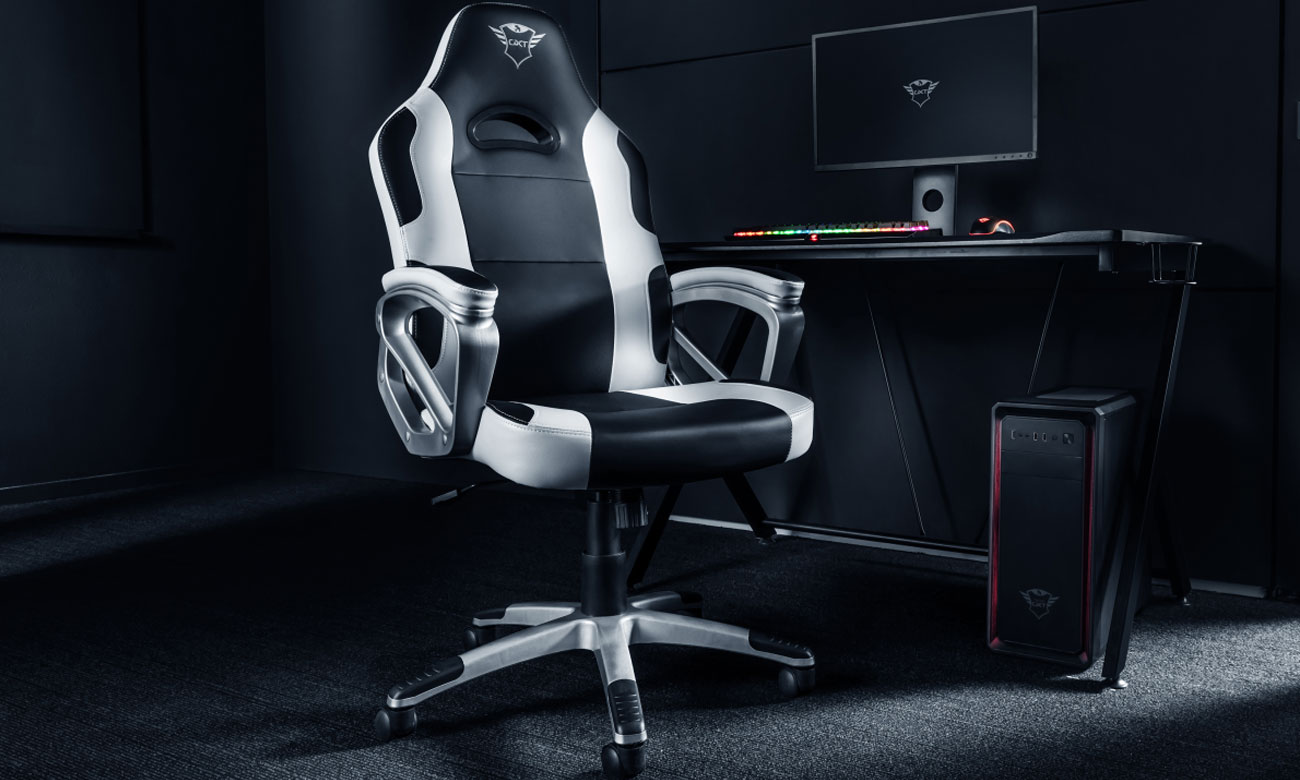 Fotel gamingowy Trust GXT705W Ryon Biały - Dostosuj ustawienia do własnych potrzeb
