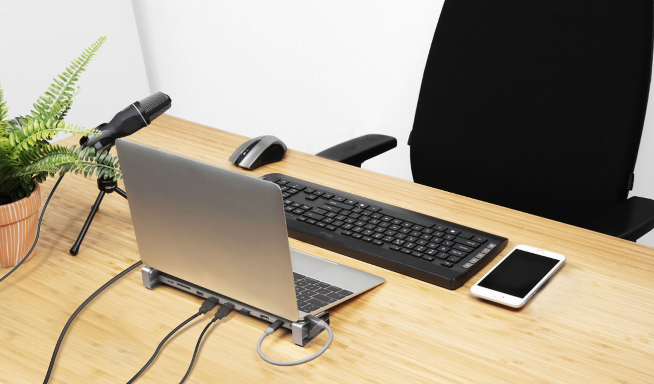 Stacja dokująca do laptopa Trust USB-C 10-IN-1 Dock 23417