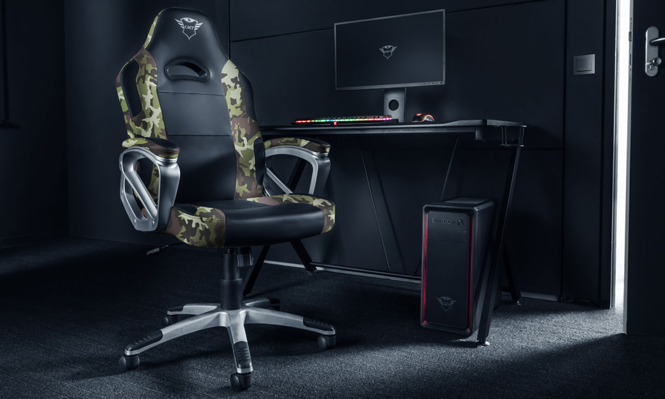 Fotel gamingowy Trust GXT705W Ryon Biały - Dostosuj ustawienia do własnych potrzeb