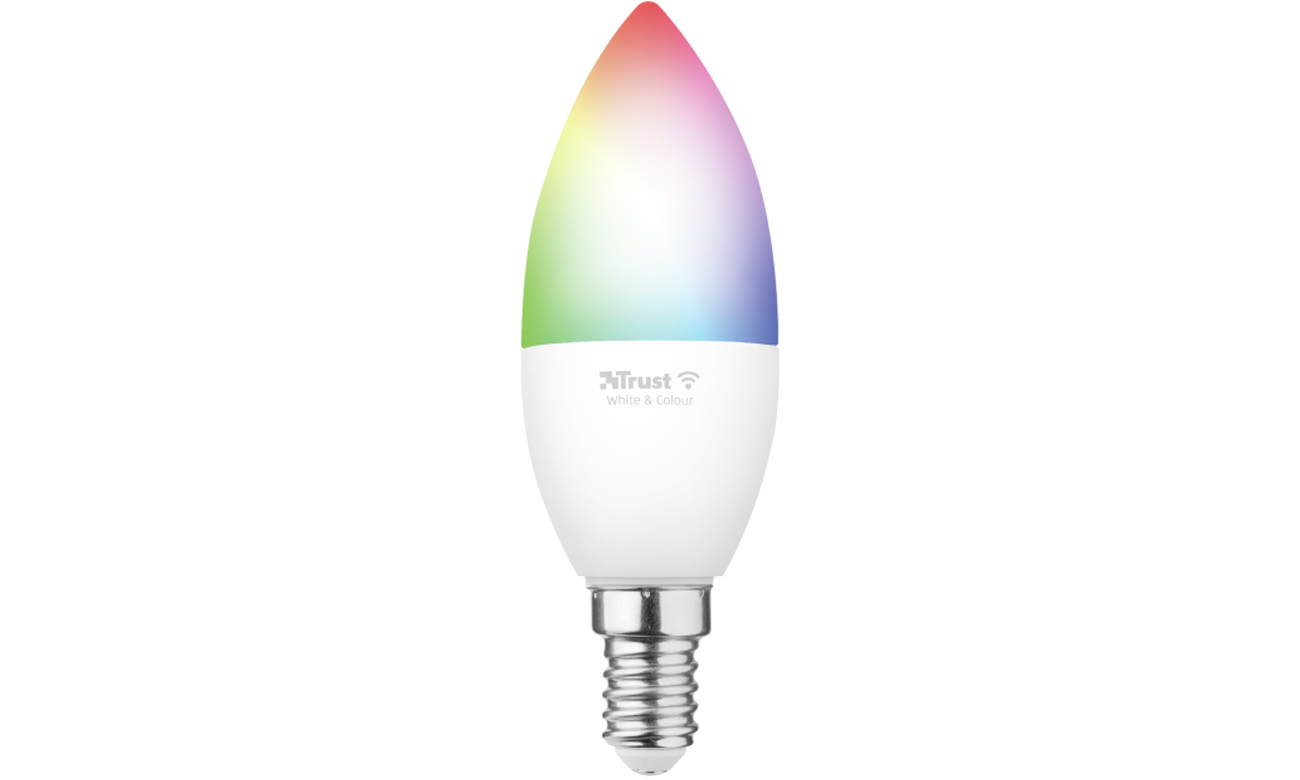 Inteligentna żarówka Trust Smart WiFi LED Candle White & Colour E14