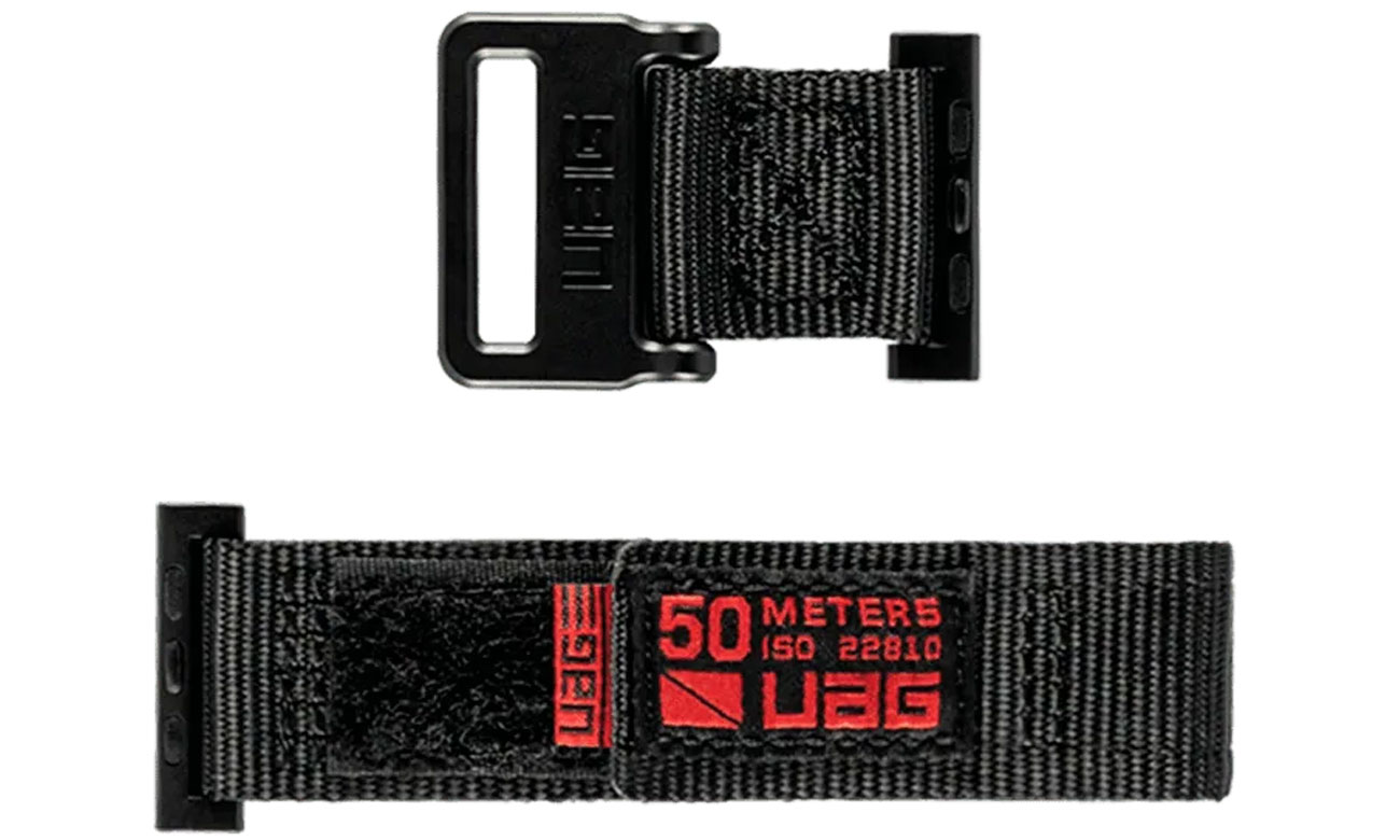 Pasek nylonowy Czarny UAG Active Watch Strap do Apple Watch 38 mm / 40 mm