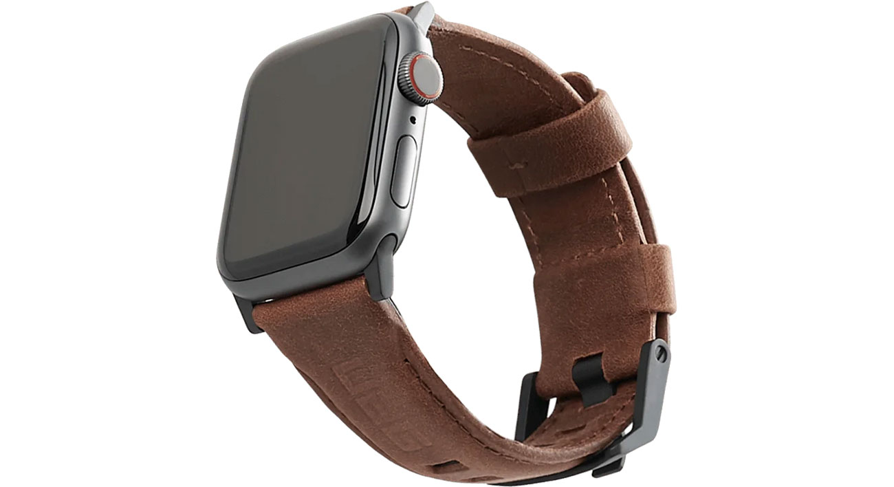 UAG Pasek Skórzany do Apple Watch 38/40 mm Brown 19148B114080