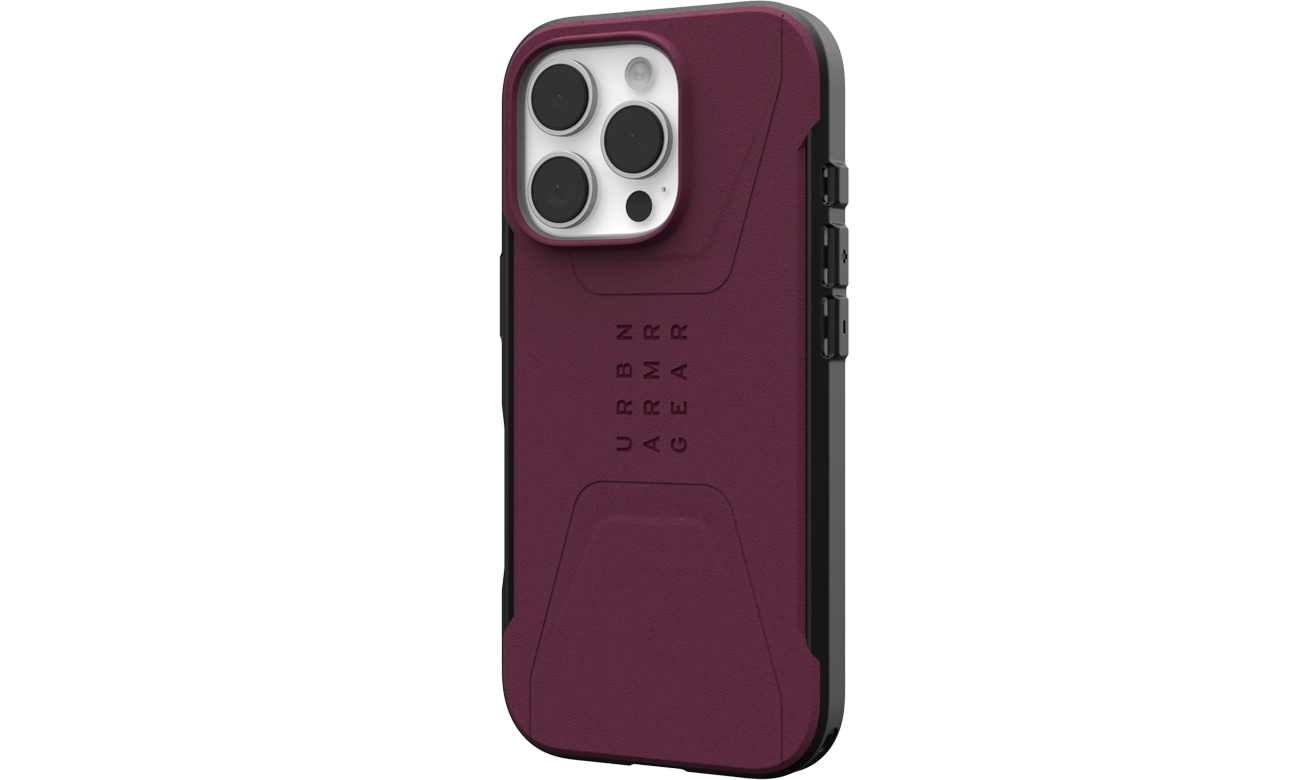 Etui UAG Civilian Magsafe do iPhone 16 Pro bordeaux