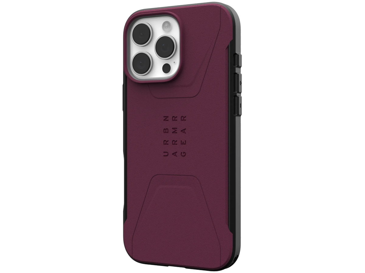 Hülle UAG Civilian MagSafe für iPhone 16 Pro Max Bordeaux