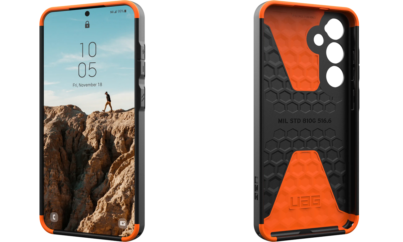 Etui UAG Civilian do Samsung Galaxy S24 Plus Olive Drab - Widok ogólny