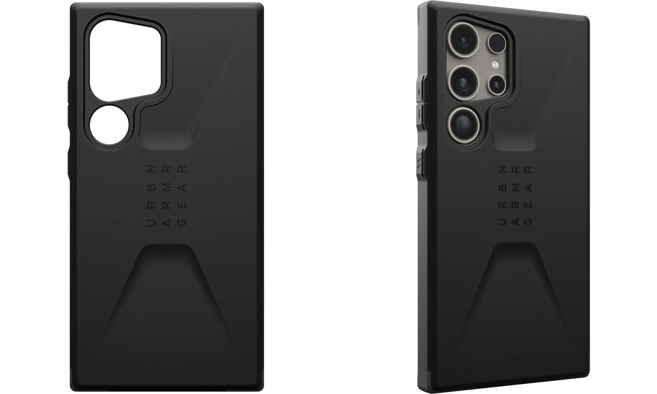 Etui UAG Civilian do Samsung Galaxy S24 Ultra Black - Widok ogólny