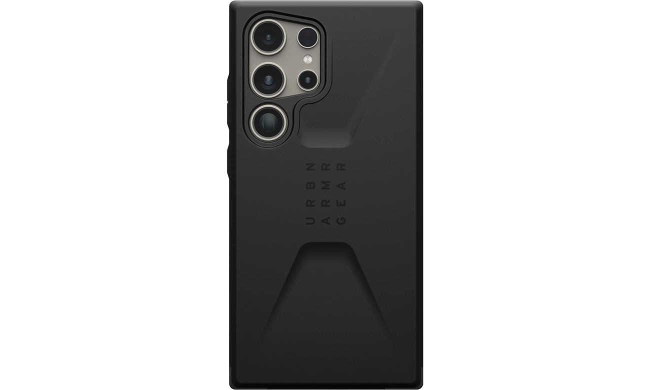 Etui UAG Civilian do Samsung Galaxy S24 Ultra Black - Widok z tyłu