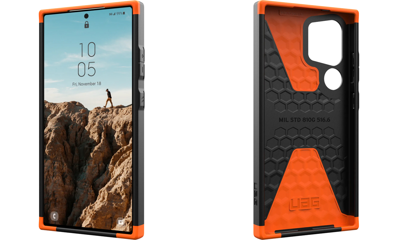 UAG Civilian Hülle für Samsung Galaxy S24 Ultra Olive Drab - Allgemeine Ansicht