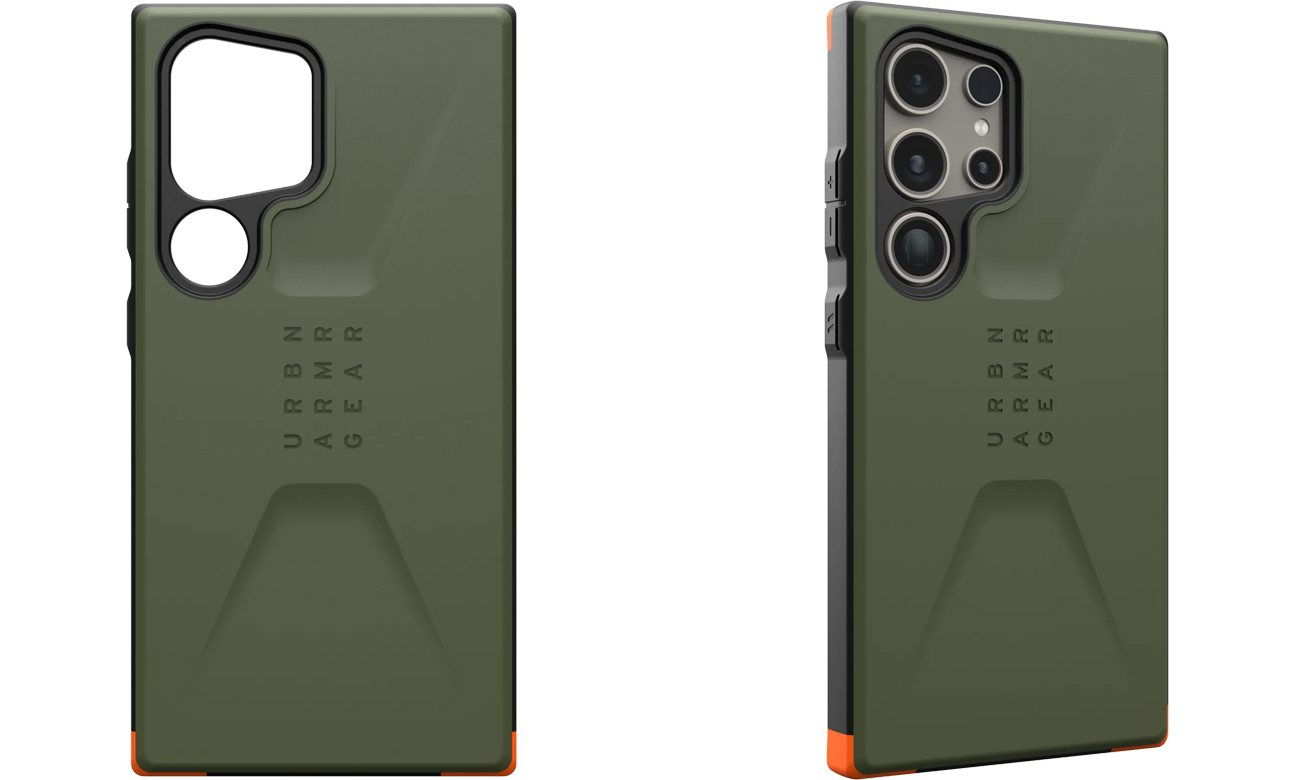 UAG Civilian Hülle für Samsung Galaxy S24 Ultra Olive Drab - Allgemeine Ansicht