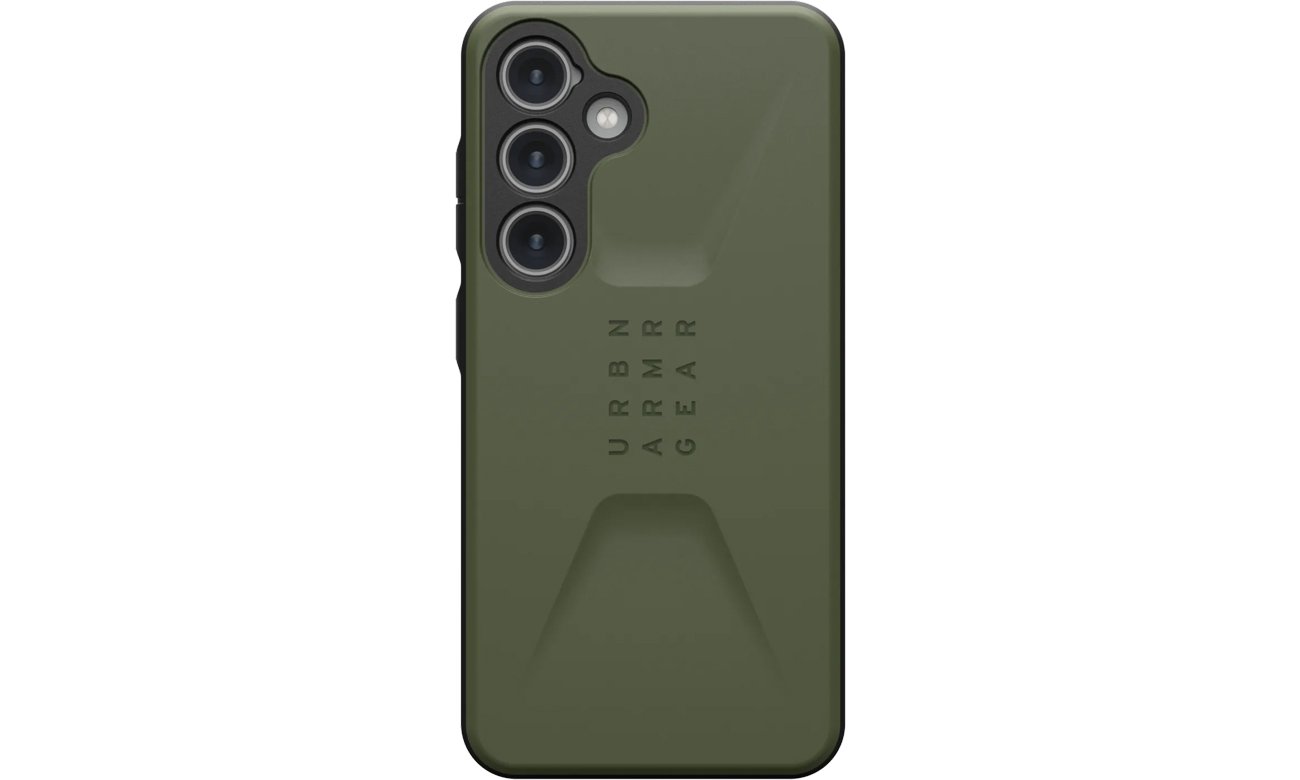 Etui UAG Civilian do Samsung Galaxy S24 Olive Drab - Widok z tyłu