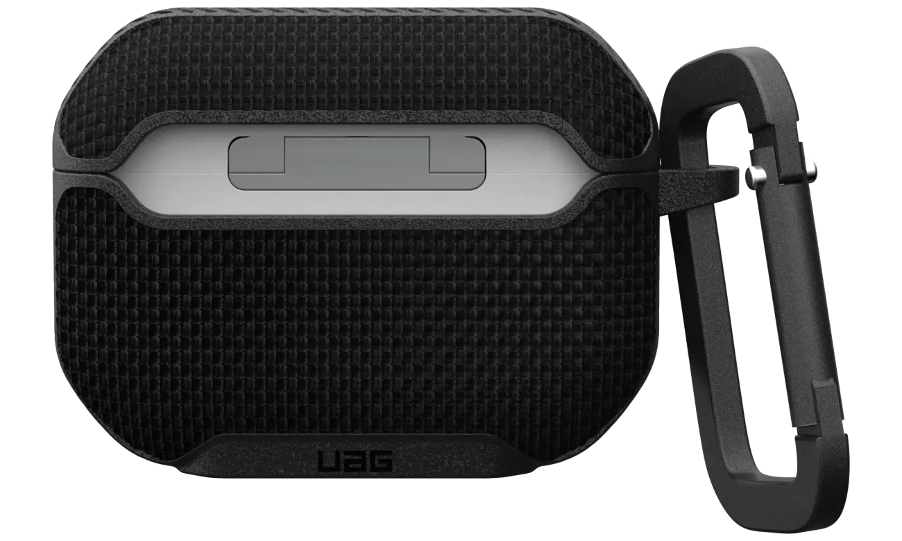 Etui ochronne UAG Metropolis do AirPods Pro 2 generacji Black - Widok od tyłu, zamknięte