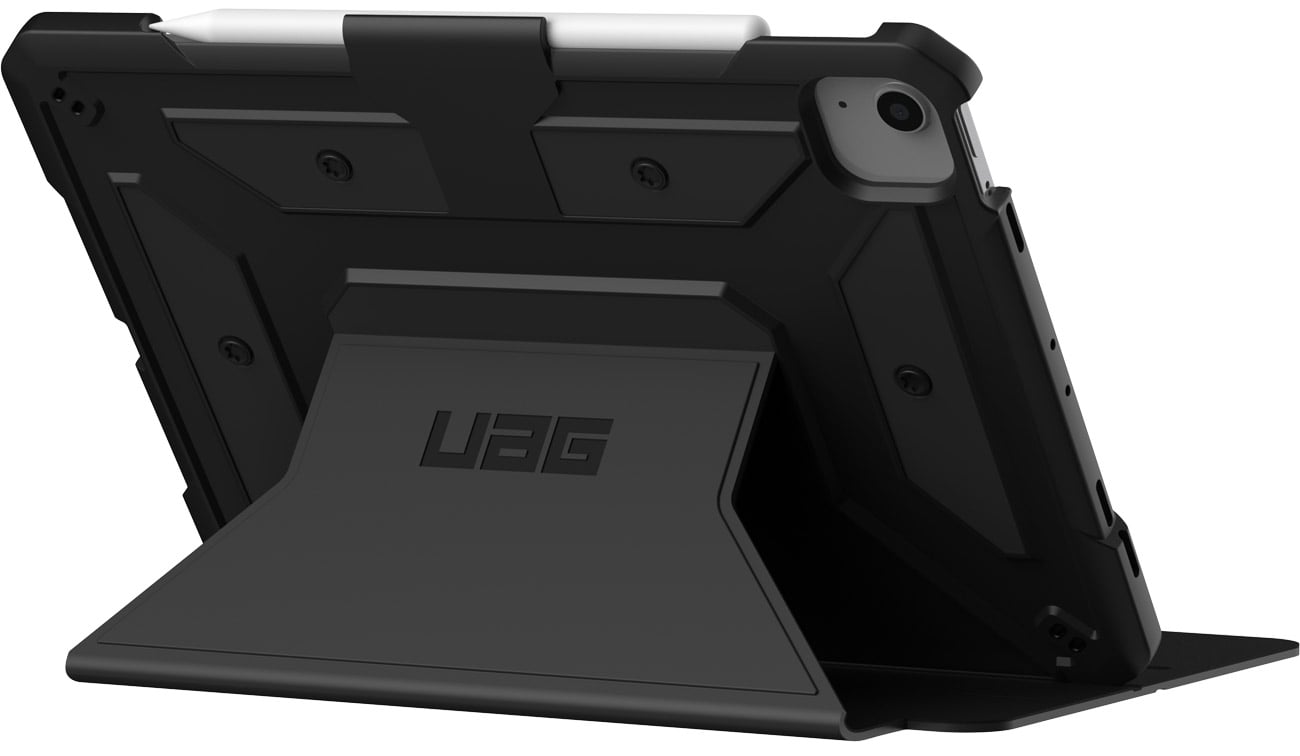 Etui na tablet UAG Metropolis SE iPad Pro 11'' 1/2/3/4G Air 10.9'' 4/5G black - Widok podstawki od tyłu