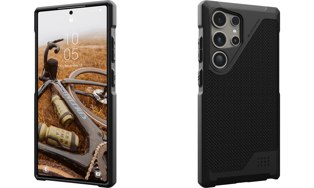 Etui UAG Metropolis LT Magnet do Samsung Galaxy S24 Ultra Kevlar Black - Widok ogólny