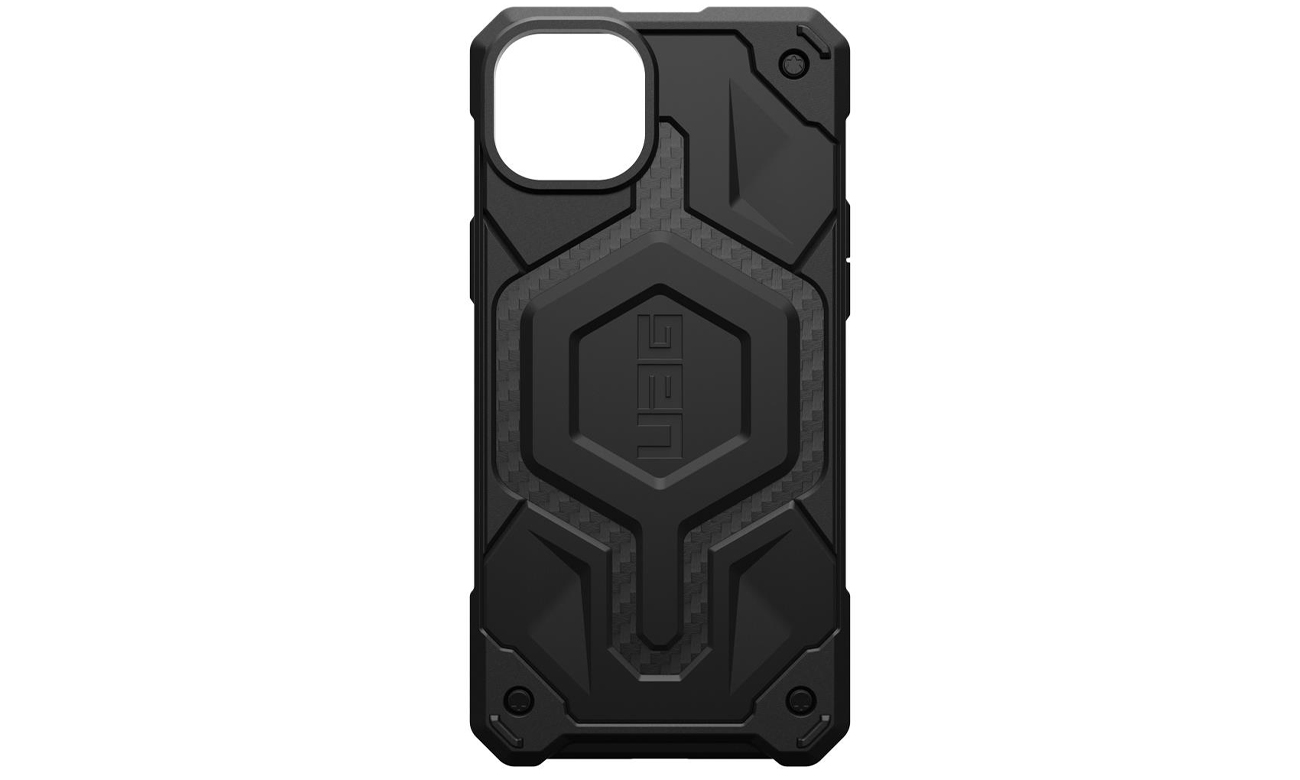 UAG Monarch Pro MagSafe Hülle für iPhone 15 Plus Carbon Fiber