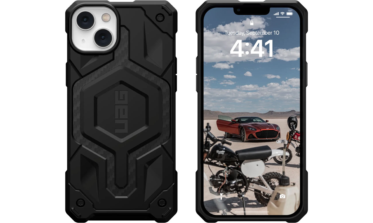 UAG Monarch Pro MagSafe für iPhone 14 Plus Carbon Fiber Design